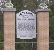 Frog Level sign