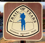 Trail of Tears sign